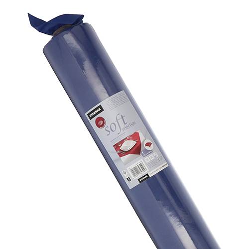 Tischdecke, stoffähnlich, Vlies "soft selection" 25 m x 1,18 m dunkelblau. Material: Vliesstoff. Farbe: dunkelblau