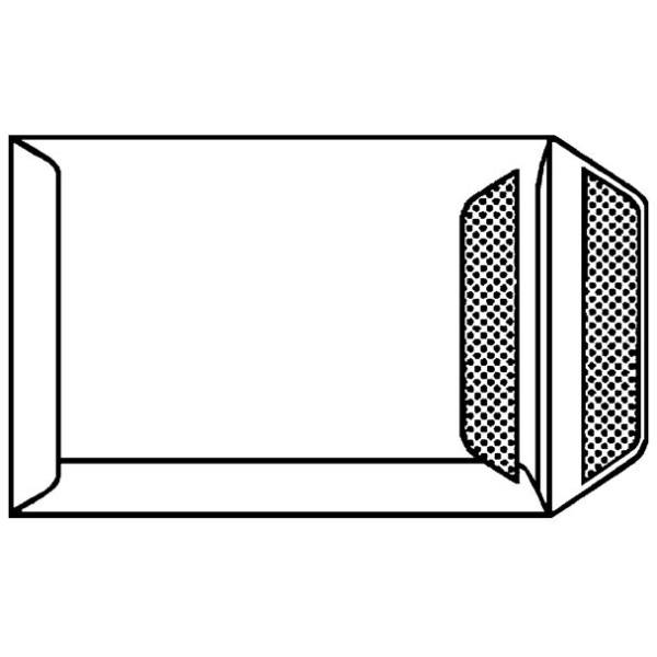 Versandtasche C5 selbstklebend weiß 90 g/qm VE=500 Stück