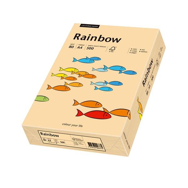Kopierpapier Rainbow Pastell A4 80g/qm VE=500 Blatt lachs