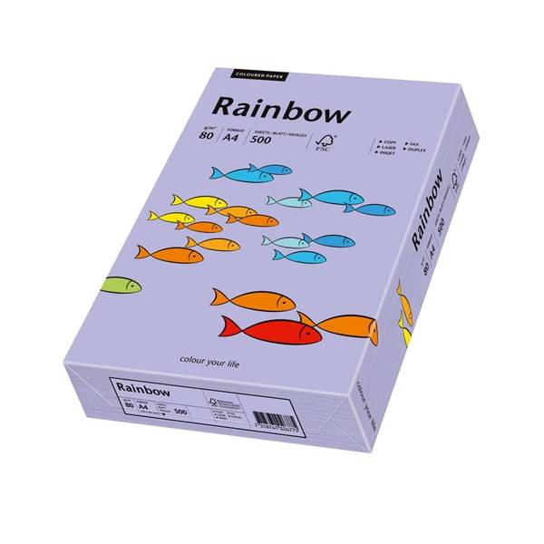 Kopierpapier Rainbow Pastell A4 80g/qm VE=500 Blatt violett