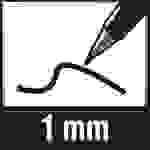 STABILO Fasermaler ® Pen 68 1mm schwarz nicht auswaschbar