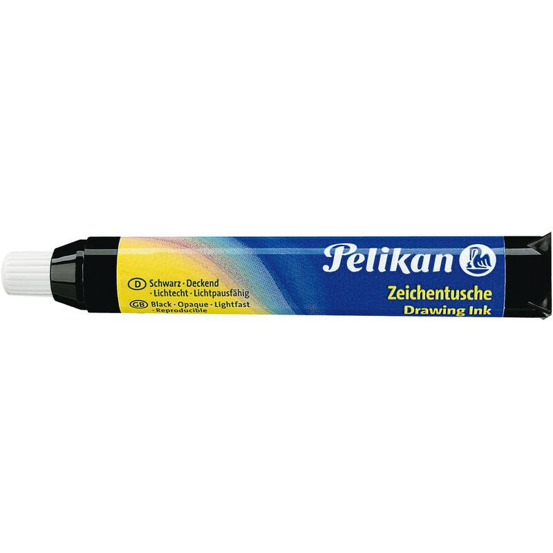 Pelikan Tusche A, Inhalt: 9 ml Patrone, schwarz (17)