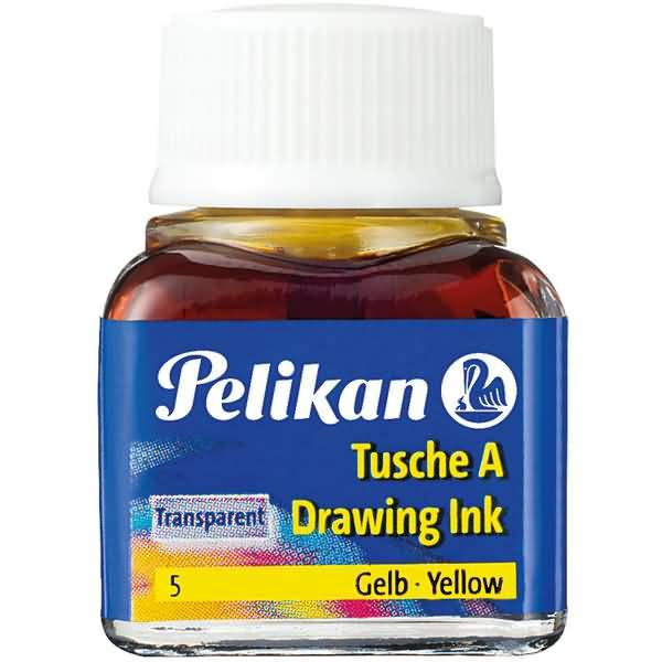 Tusche A 5 gelb 10ml