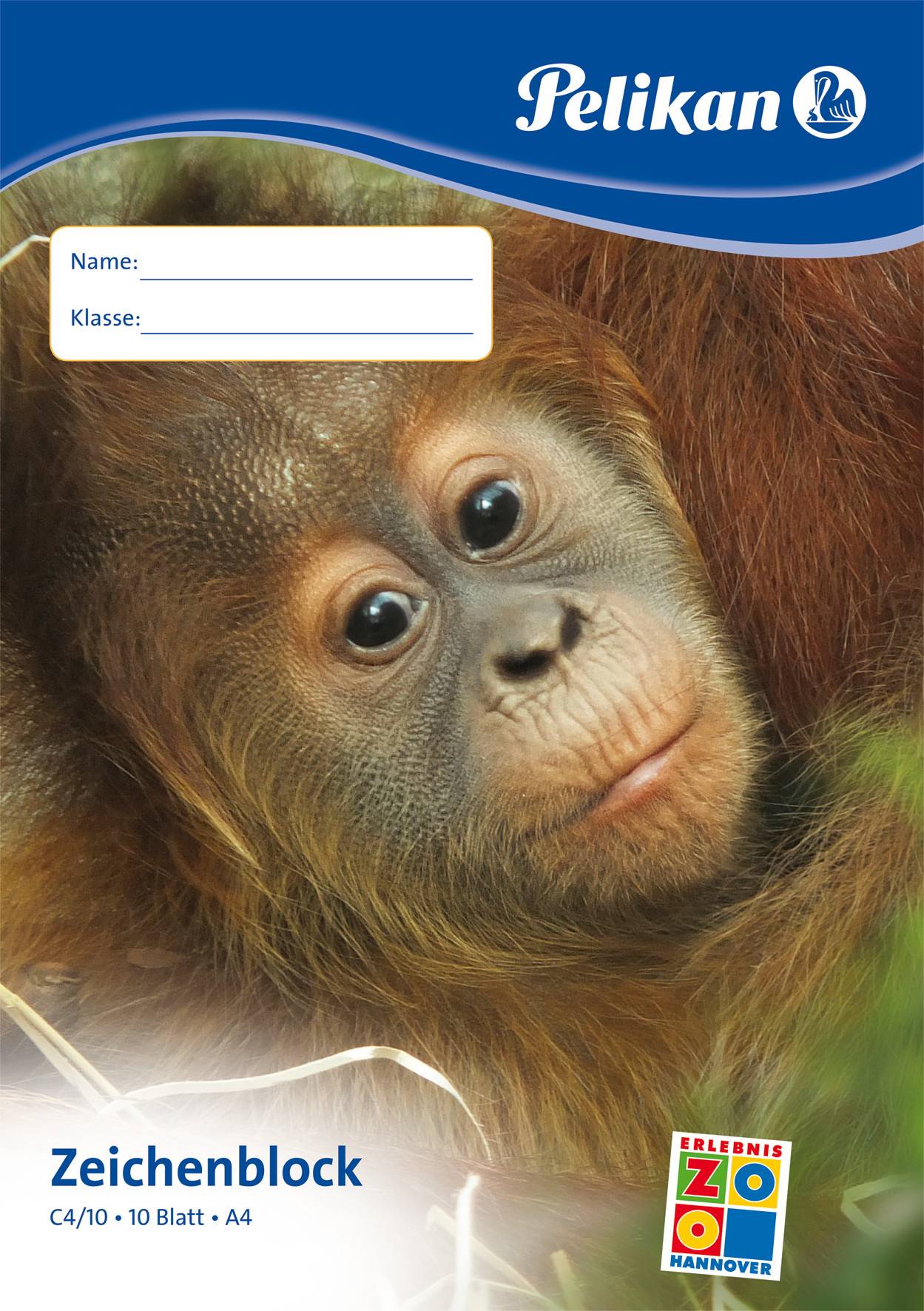 Pelikan C4/10 - Zeichenblock - A4 - 10 Blatt