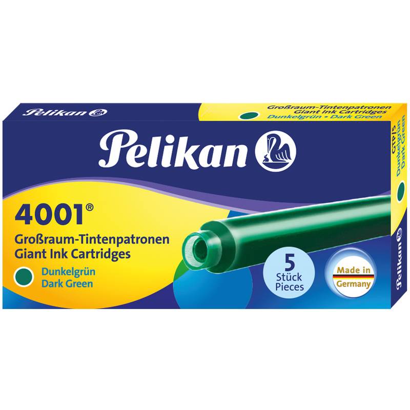 Pelikan Großraum-Tintenpatronen 4001 GTP/5, dunkelgrün