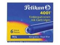 Pelikan 4001 TP/6 - Tintenpatrone - rosa (Packung mit 6)