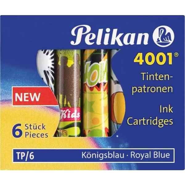 Tintenpatrone 4001 TP/6 königsblau mit Motiv VE=6 Stück