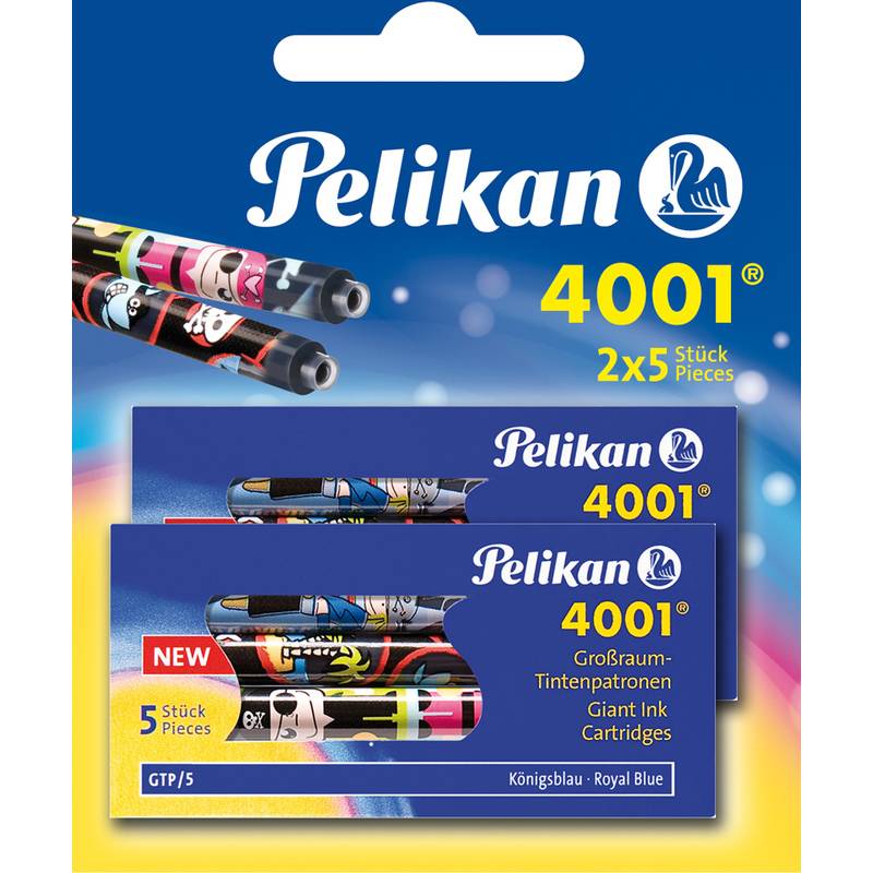 Pelikan Großraum-Tintenpatronen GTP/F/5-2/B, königsblau