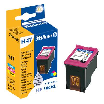 Pelikan H47 - Farbe (Cyan, Magenta, Gelb) - kompatibel - Tintenpatrone (Alternative zu: HP 300XL)