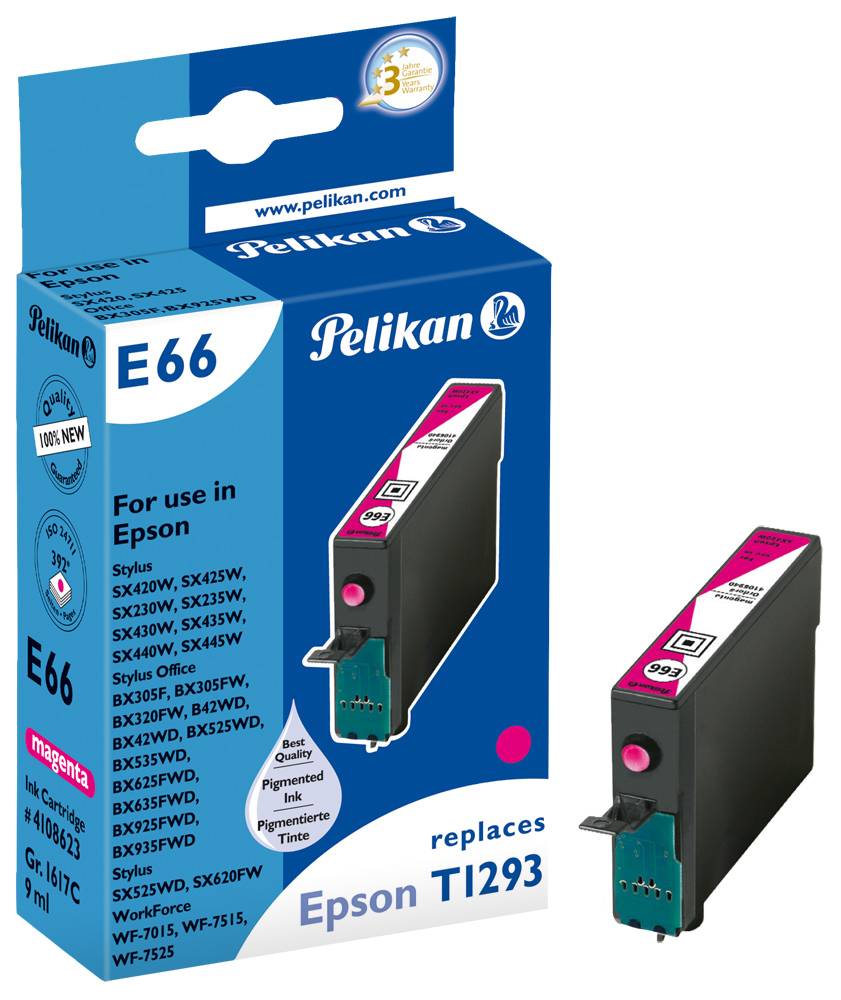 Pelikan E66 - Tinte auf Pigmentbasis - 1 Stück(e) - 9ml - Magenta