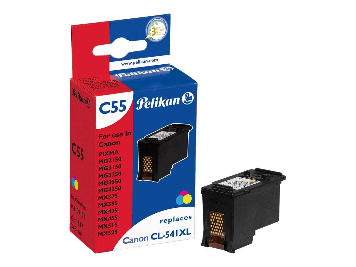 Pelikan - Farbe (Cyan, Magenta, Gelb) - kompatibel - Tintenpatrone (Alternative zu: Canon CL-541XL)