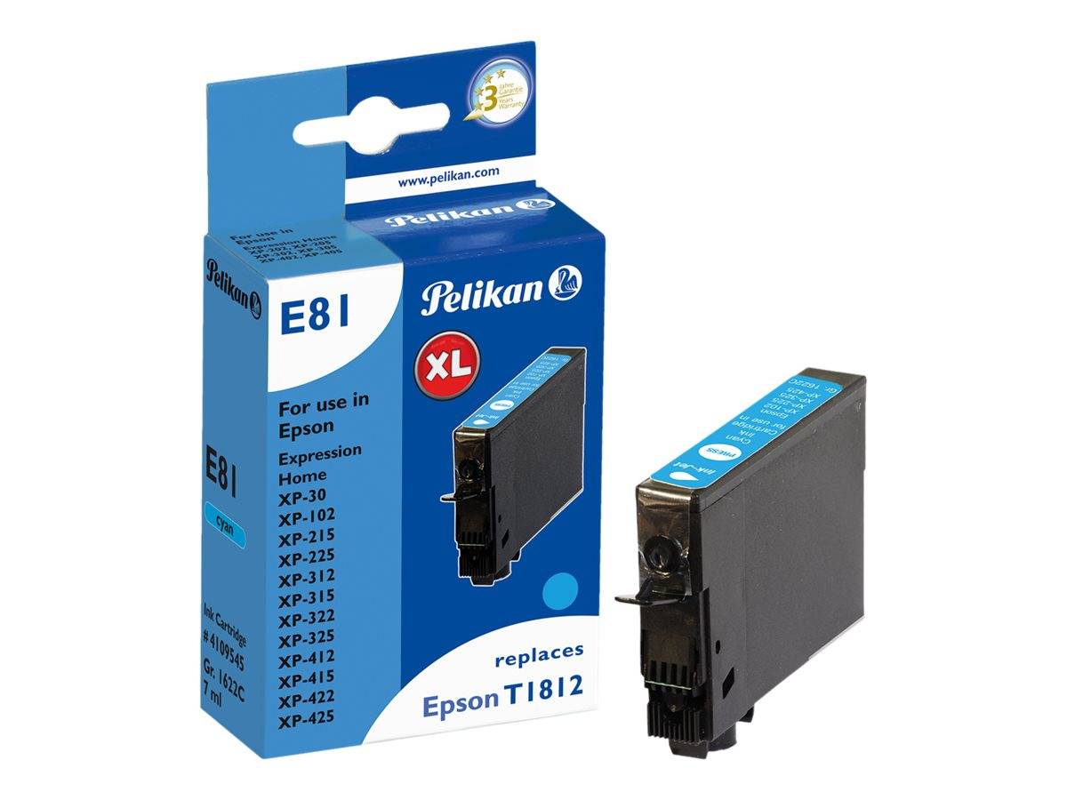 Pelikan E81 - 7 ml - Cyan - kompatibel - Tintenpatrone