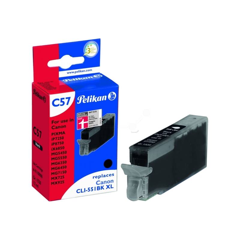 Pelikan Tinte 4110008 ersetzt Canon CLI-551BK XL, schwarz