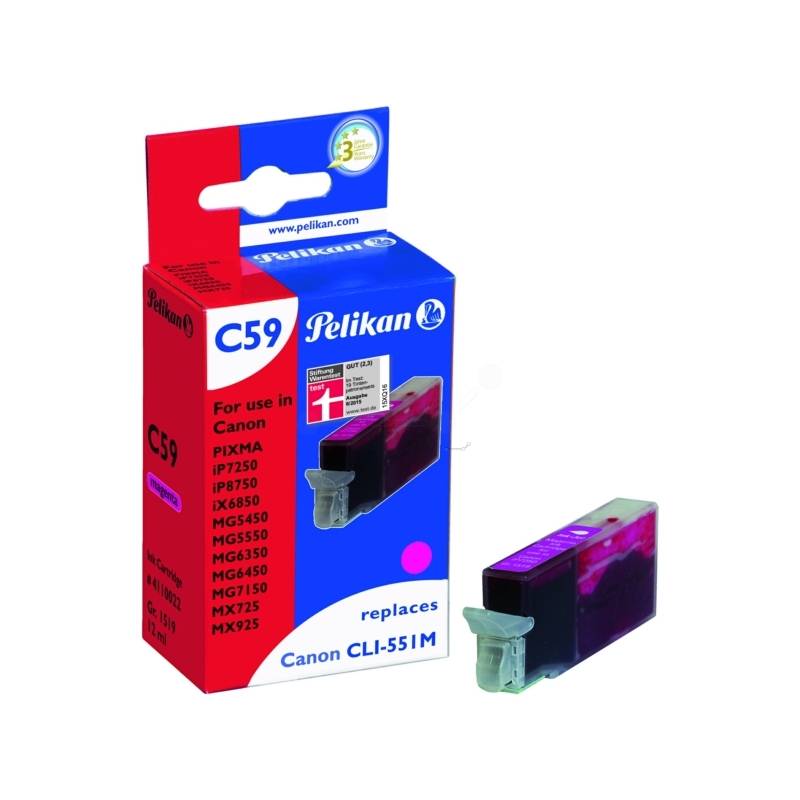 Pelikan Tinte 4110022 ersetzt Canon CLI-551M XL, magenta