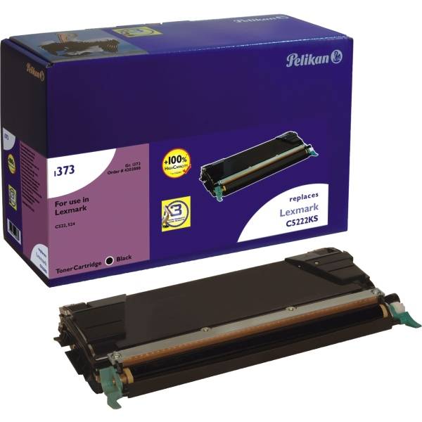 Toner kompatibel mit Lexmark C522KS schwarz