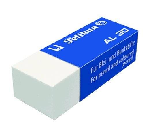 Pelikan AL 20 - Radierer - weiß - Kunststoff (Packung mit 20)