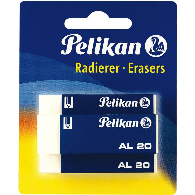 Pelikan Kunststoff-Radierer AL 20, Blisterkarte
