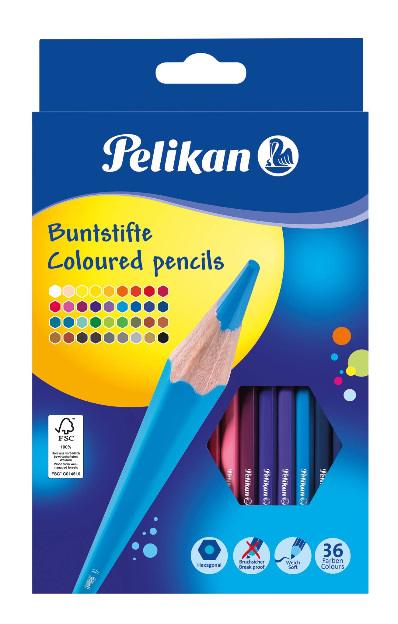 Pelikan 700139, Mehrfarben, 36 Stück(e)