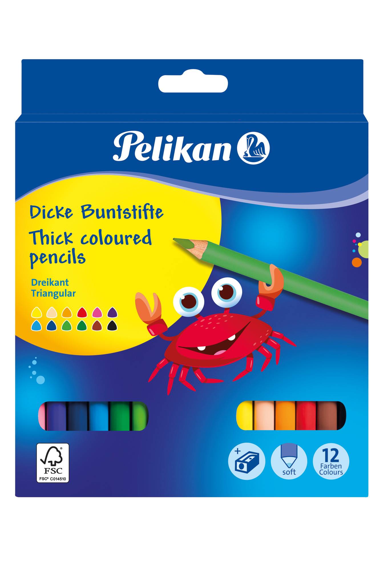 Pelikan 700160, Mehrfarben, 12 Stück(e)