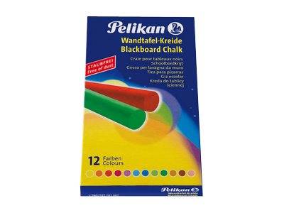 Pelikan 745 - Kreide - gemischte Farben (Packung mit 12)