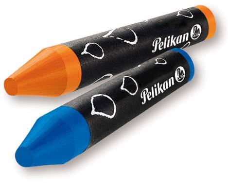 Pelikan 666/8 WL - Farbstift - Wachs - verschiedene Farben (Packung mit 8)