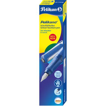 Pelikan Pelikano Füllhalter P480A, blau, für Rechtshänder