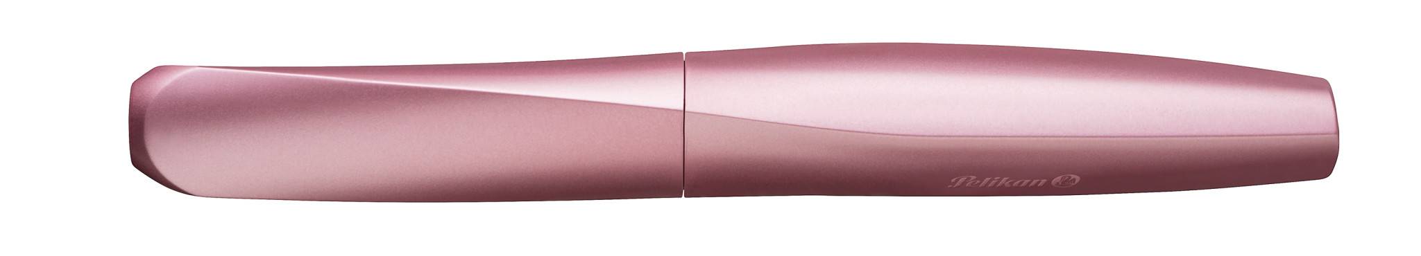 Pelikan 806268, Rose, Kartuschenfüllsystem, Blau, Kursiv nib, Edelstahl, Medium