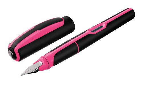 Pelikan Füllhalter Style P57 M Neonpink, Schwarz, Pink, Kartuschenfüllsystem, Deutschland, 1 Stück(e)