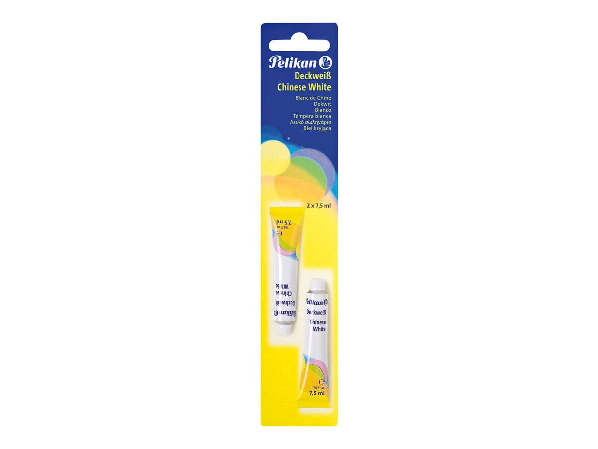 Pelikan 732/3/2/B - Farbe - Chinese White - Dunkel - 7.5 ml (Packung mit 2)