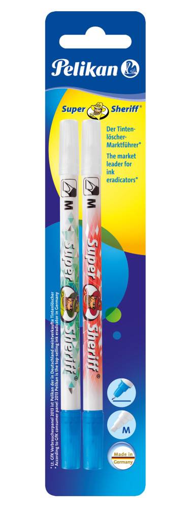 Pelikan Super Sheriff, Mehrfarbig, Sichtverpackung, 2 Stück(e)