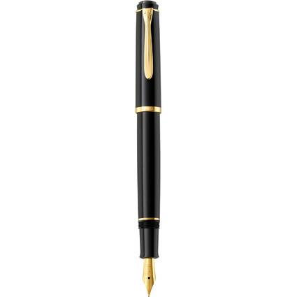 Pelikan Füllhalter P 200, schwarz, Federbreite: F
