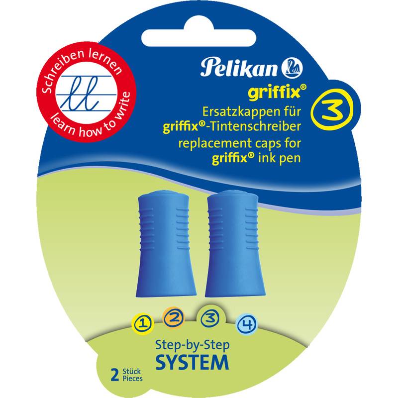 Pelikan Ersatzkappe für Tintenschreiber griffix, sortiert