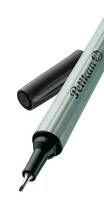 Pelikan 940601, Schwarz, Extrafein, Schwarz, Silber, Rund, 0,4 mm, Deutschland