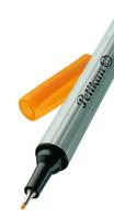 Pelikan 96, Orange, Fein, Orange, Silber, Rund, Metall, 0,4 mm