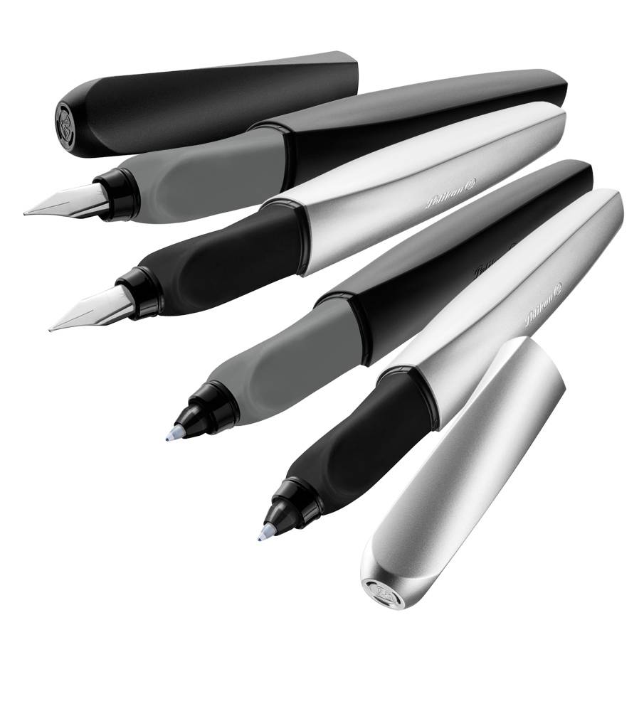 Pelikan Twist P457, Schwarz, Kartuschenfüllsystem, Medium, 1 Stück(e)