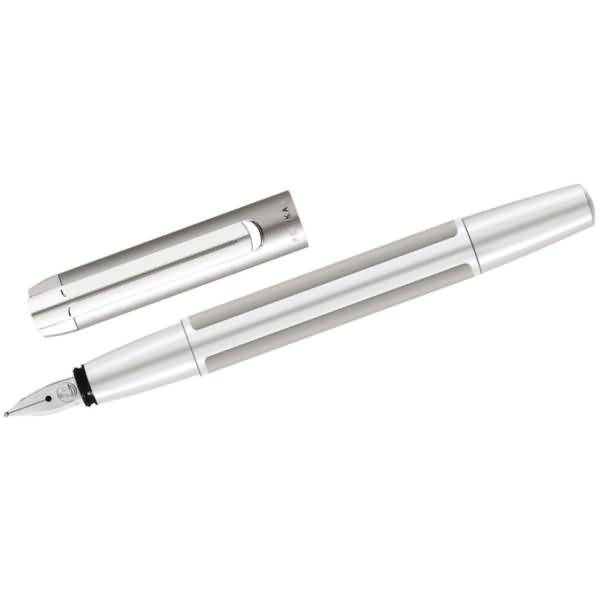 Füllhalter Pura F silver