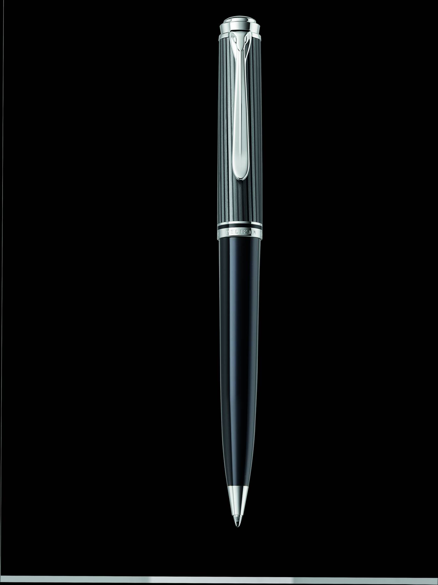 Pelikan K805, Clip, Kugelschreiber mit Druckeinzugsmechanik, Schwarz