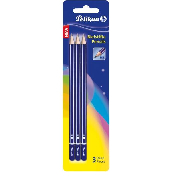 Bleistift HB VE=3 Stück Blister
