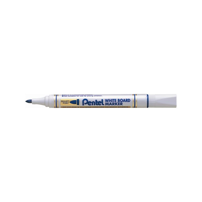 Pentel Whiteboard-Marker MW85, Rundspitze, blau