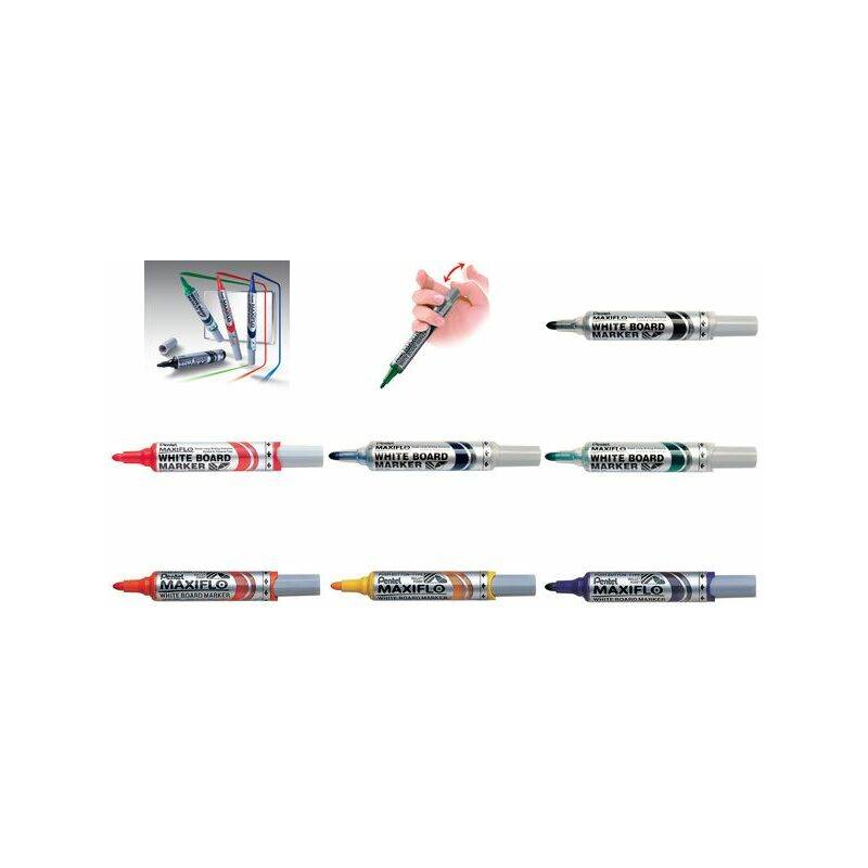 Pentel Whiteboard-Marker MAXIFLO MWL5M, gelb