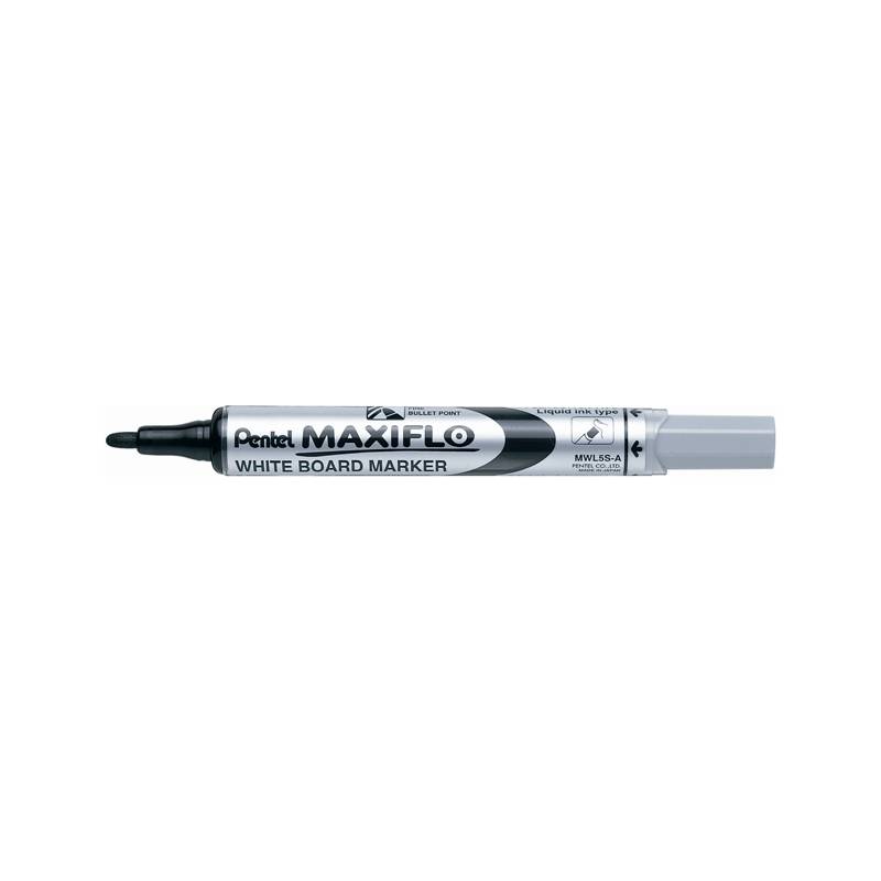 Pentel Whiteboard-Marker MAXIFLO MWL5S, schwarz