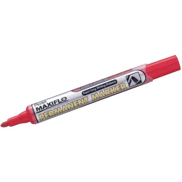 Permanentmarker Maxiflo 1,5mm Rundspitze rot