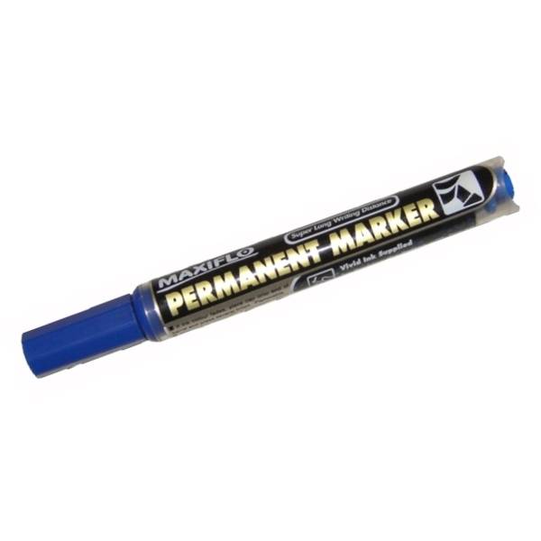 Permanentmarker Maxiflo 1-3,5mm Keilspitze blau