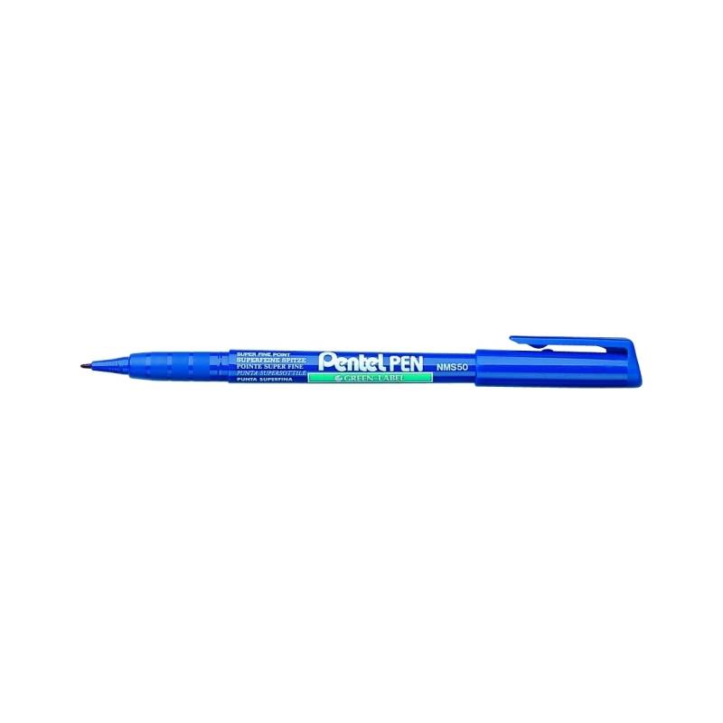 Pentel Permanent-Marker GREEN-LABEL NMS50, blau