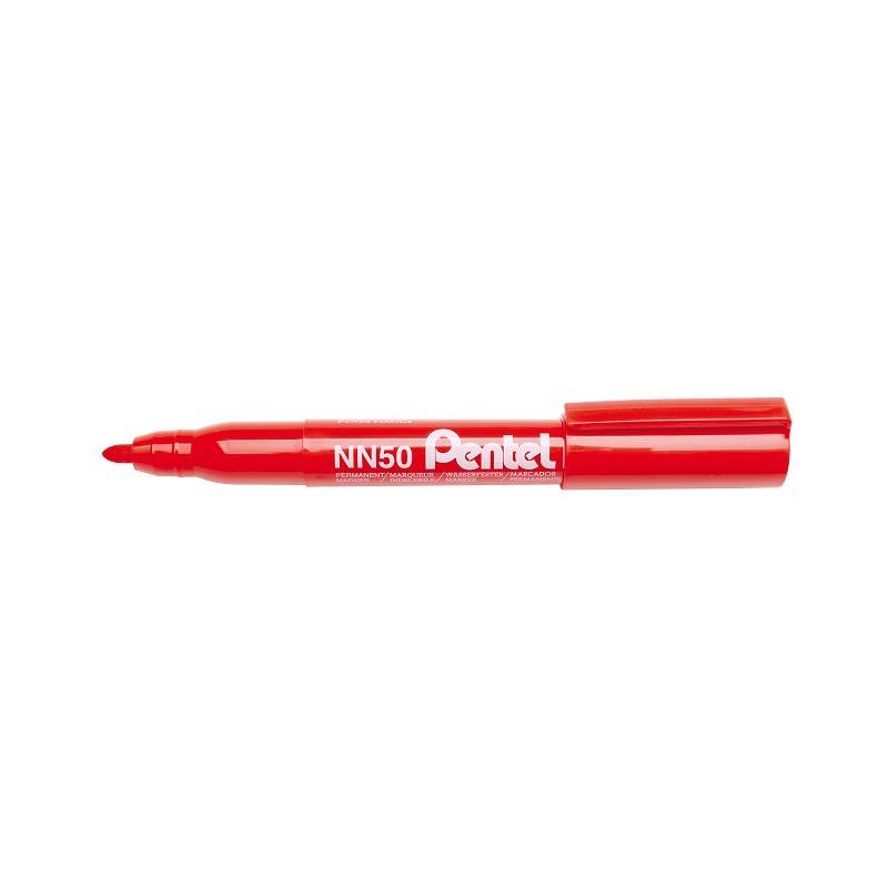 Pentel Permanent-Marker GREEN-LABEL NN50, rot