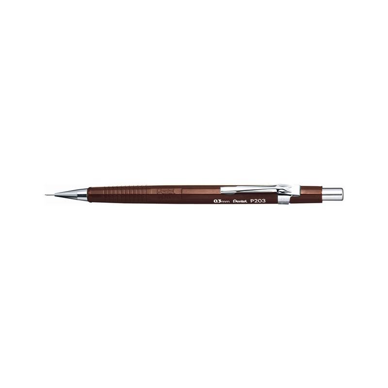 Pentel Druckbleistift Sharp 200 P203-E 0,3mm braun