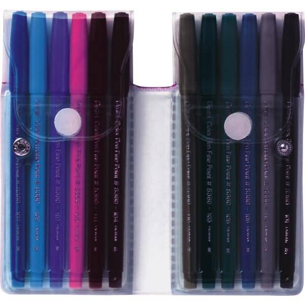 Faserschreiber Colour Pen 0,5-2,0mm VE=12 Farben