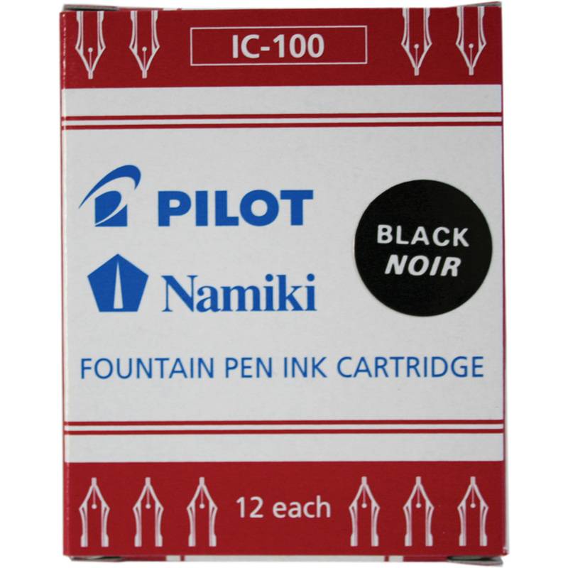PILOT Tintenpatronen Namiki, für Füllhalter Capless, schwarz