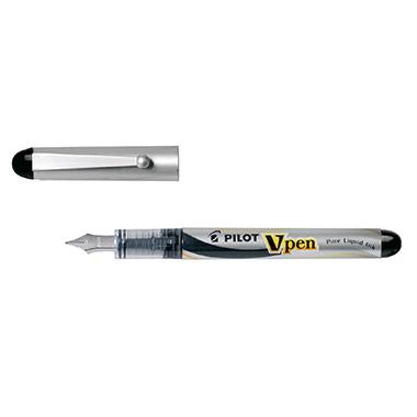 PILOT Füllfederhalter V-Pen 1132001 0,4mm schwarz