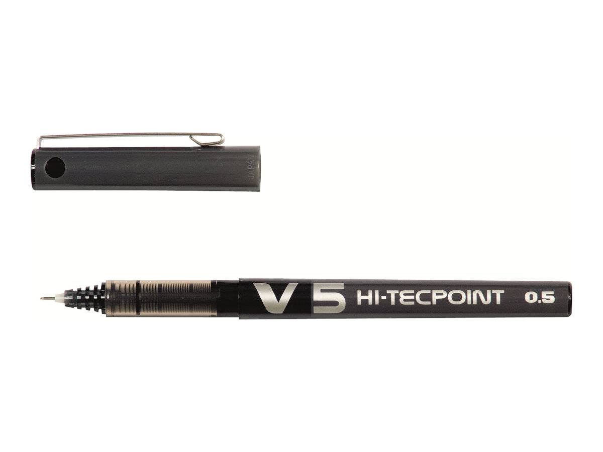 PILOT PEN - Pilot Hi-Tecpoint V5 - Tintenroller - Schwarz